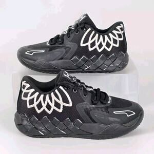 PUMA LaMELO MB.01 Teambank Lo black/white 377368-12 basketball‎ Shoes SZ 6